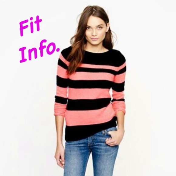 NWOT, J.Crew Striped Boatneck Sweater - Picture 3 of 8
